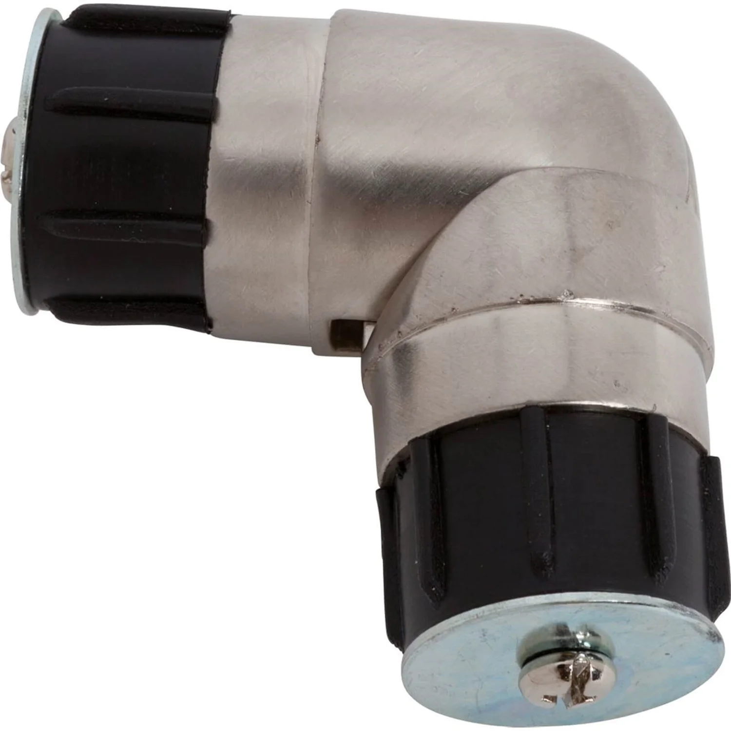 Harrison Drape Satin Steel Effect Bay Window Corner Piece 1 Harrison Drape Satin Steel Effect Bay Window Corner Piece