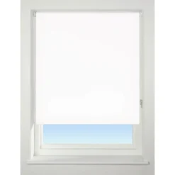 White Blackout Blind - 60cm