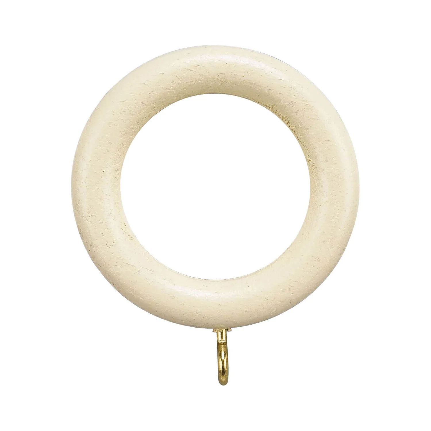 Cream Wood 6 Pack Of Curtain Rings 1 Cream Wood 6 Pack Of Curtain Rings