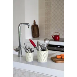 Curver My Style Large Round Plastic Storage Organiser - Vintage White - 1.6L 11 Curver My Style Large Round Plastic Storage Organiser - Vintage White - 1.6L -Curver Shop 12806190 4704832992304757