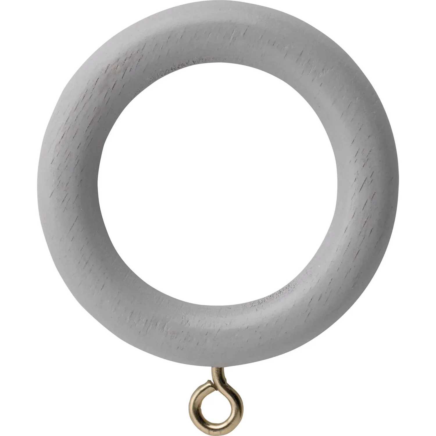 Grey Wood 28mm Curtain Rings 6 Pack 1 Grey Wood 28mm Curtain Rings 6 Pack