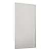 Loft Sliding Wardrobe Door White Panel With White Wood Effect Frame (W)914mm