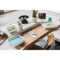 Curver My Style A4 Rectangular Plastic Storage Organiser - Vintage White -Curver Shop 12807669 2034833168731274