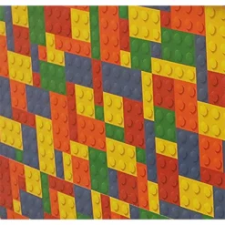 Curver Stockholm Bright Blocks Plastic Deco Storage Box Multi Colour 22L -Curver Shop 12807671 1664833169684971