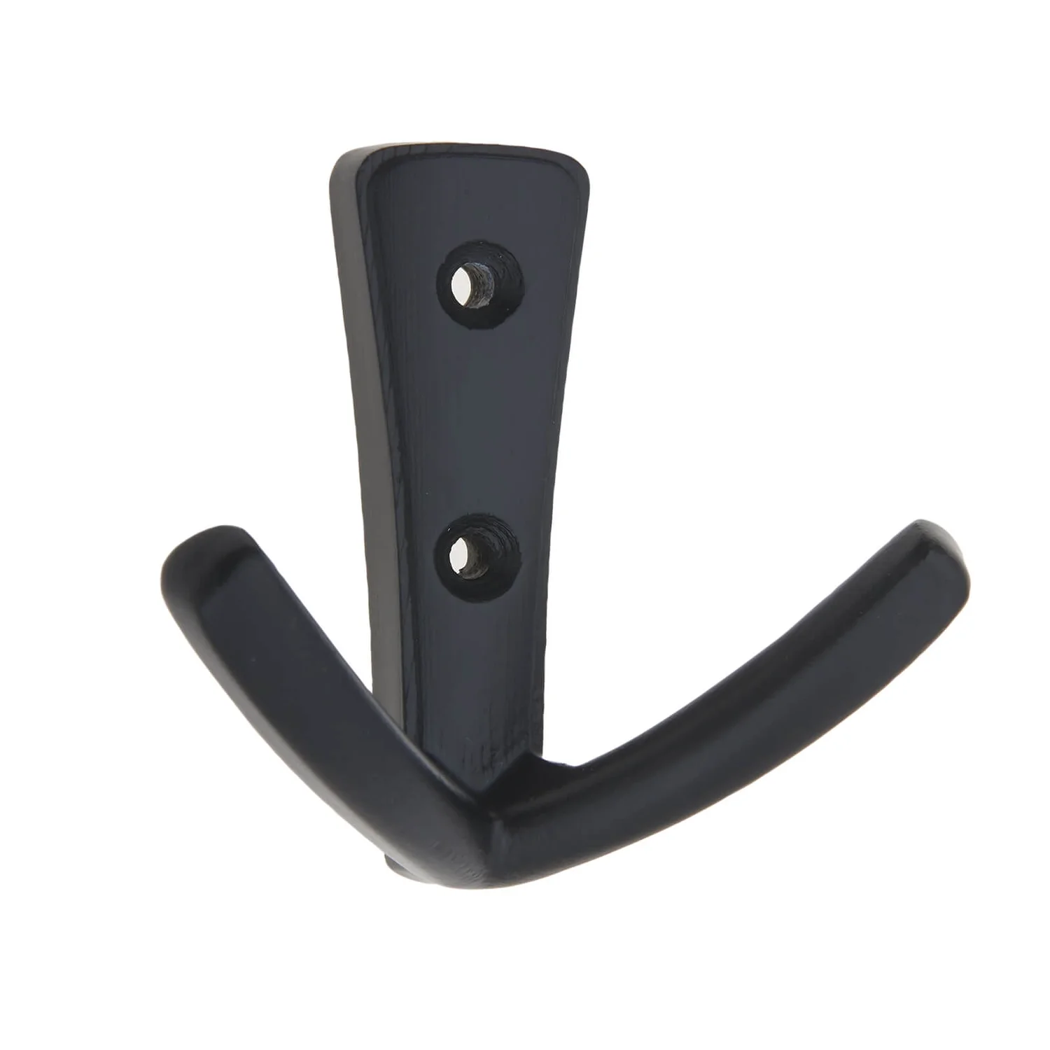 Modern Twin Hook - Matt Black 1 Modern Twin Hook - Matt Black