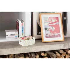 Curver My Style Small Rectangular Plastic Storage Basket - Vintage White - 4L 13 Curver My Style Small Rectangular Plastic Storage Basket - Vintage White - 4L -Curver Shop 12809474 7354833220160538