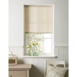 Linen Look Roller Blind - 120cm