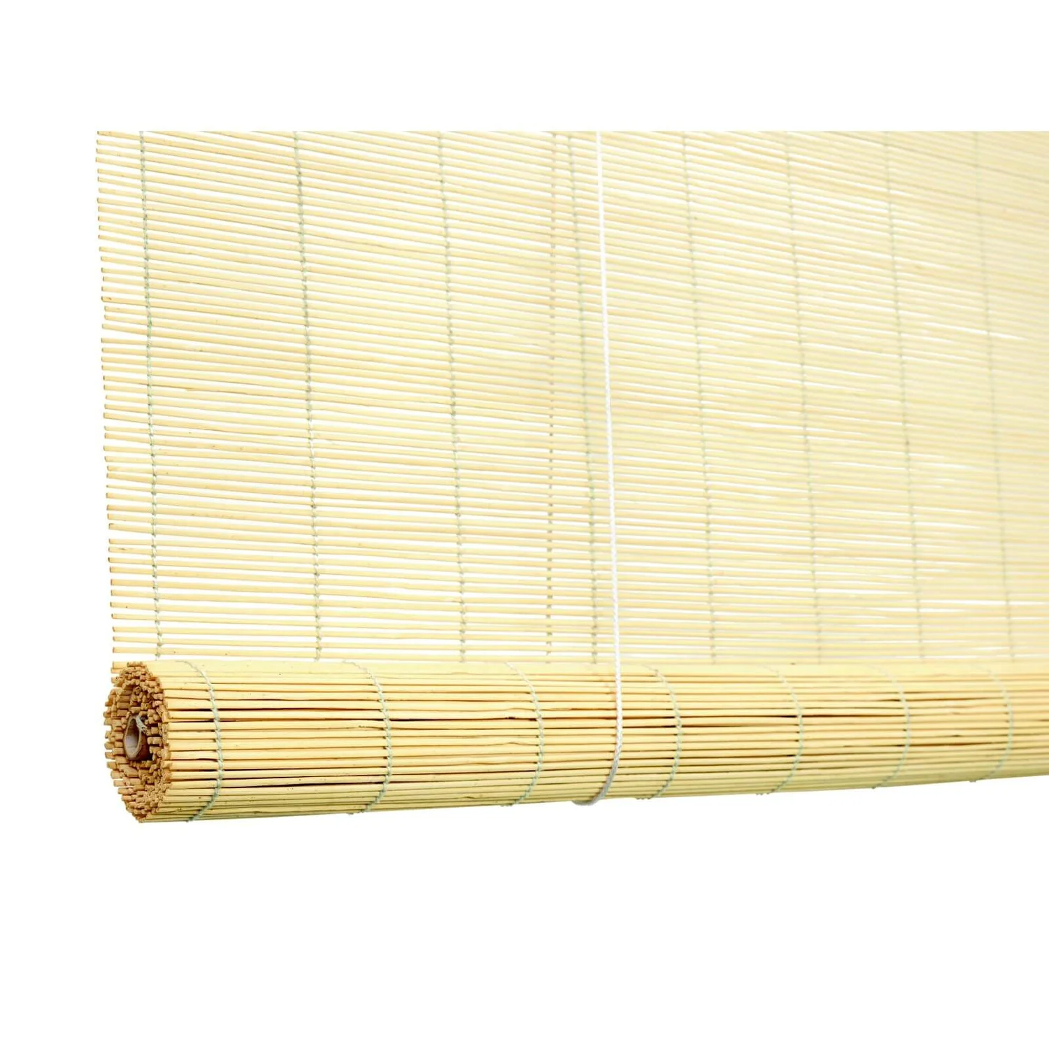 Natural Bamboo Roller Blind - 120cm 2 Natural Bamboo Roller Blind - 120cm - Image 2