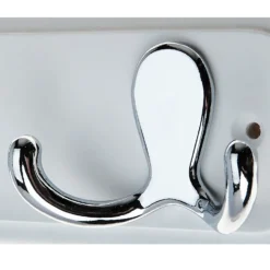 None White Hook Rail - Polished Chrome - 2 Hooks 7 None White Hook Rail - Polished Chrome - 2 Hooks -Curver Shop 12815090 1834846183274403