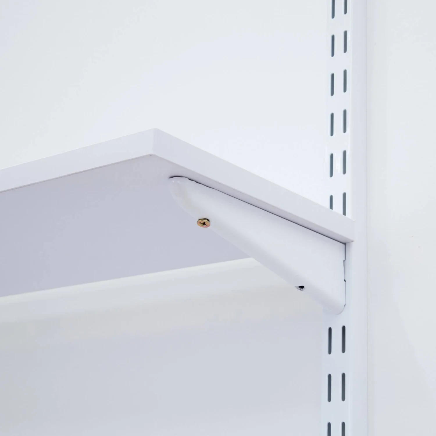 None Double Slot Upright - White -1206mm 2 None Double Slot Upright - White -1206mm - Image 2