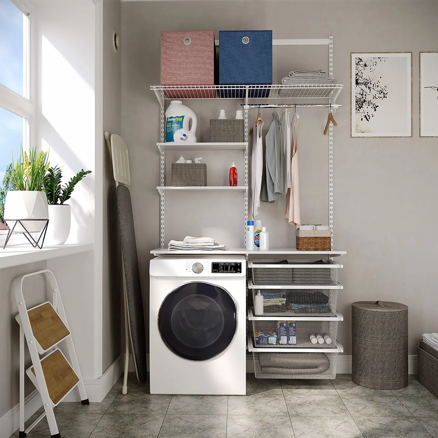 None Double Slot Bracket - White -220mm 2 None Double Slot Bracket - White -220mm - Image 2