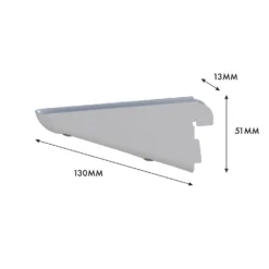 None Double Slot Bracket - White -120mm 7 None Double Slot Bracket - White -120mm -Curver Shop 12815728 5045034583466115