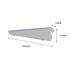 None Double Slot Bracket - White -170mm -Curver Shop 12815730 6225034583493859