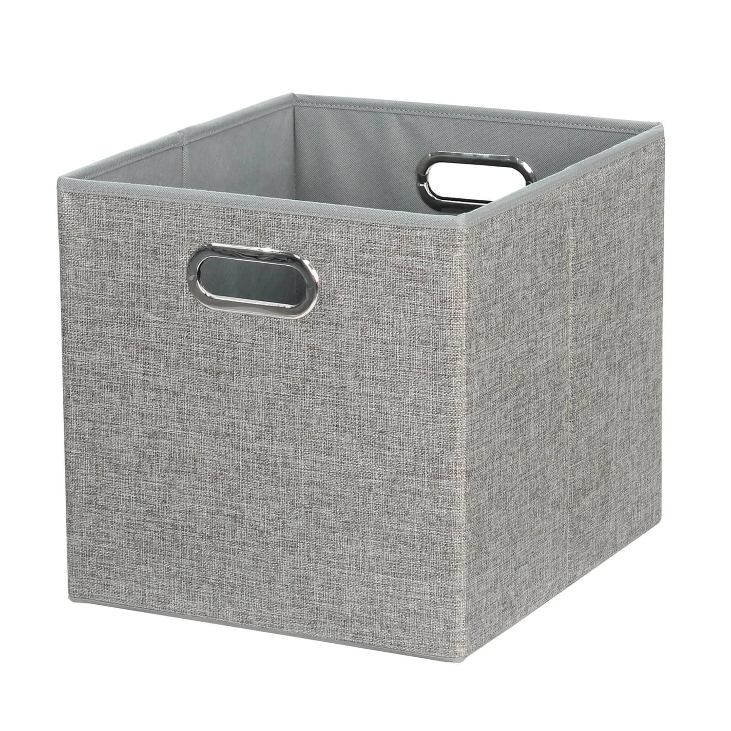 Clever Cube Fabric Insert - Woven Silver 1 Clever Cube Fabric Insert - Woven Silver