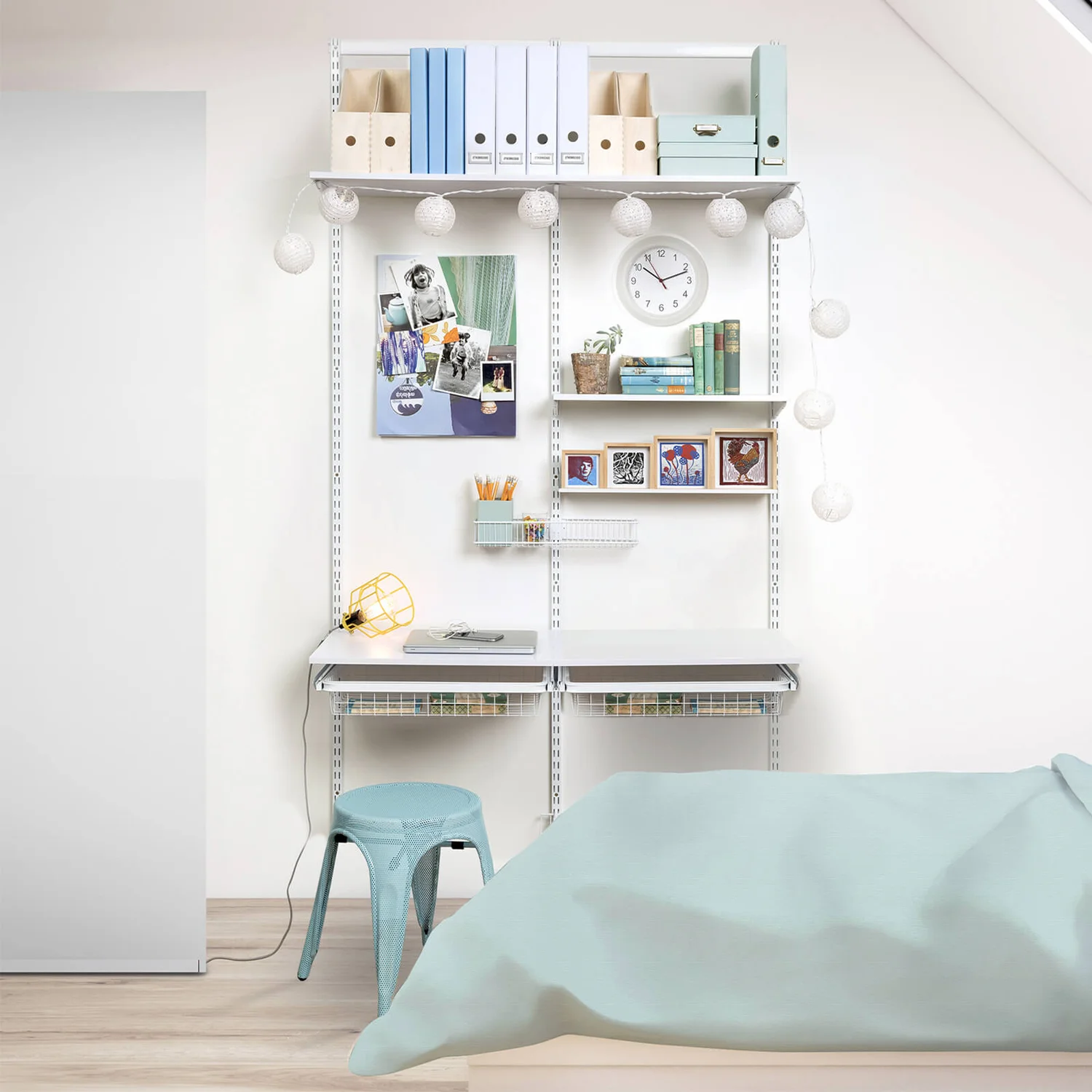 Shelf White 1200x16x200mm 2 Shelf White 1200x16x200mm - Image 2