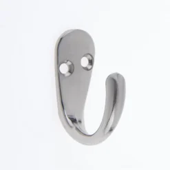 Basic Single Robe Hook - Satin Nickel