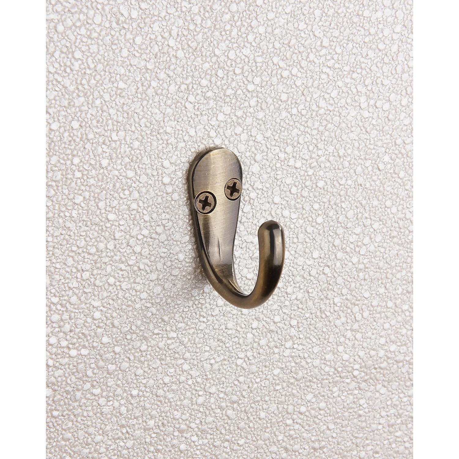 Basic Single Robe Hook - Antique Brass 2 Basic Single Robe Hook - Antique Brass - Image 2