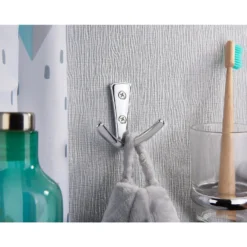 Modern Twin Hook - Chrome 5 Modern Twin Hook - Chrome -Curver Shop 12817366 3194995165139338