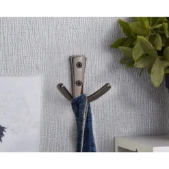 Modern Twin Hook - Black Nickel -Curver Shop 12817379 2504995165173088