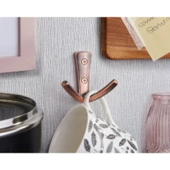 Modern Twin Hook - Antique Copper 5 Modern Twin Hook - Antique Copper -Curver Shop 12817386 6924995165233679