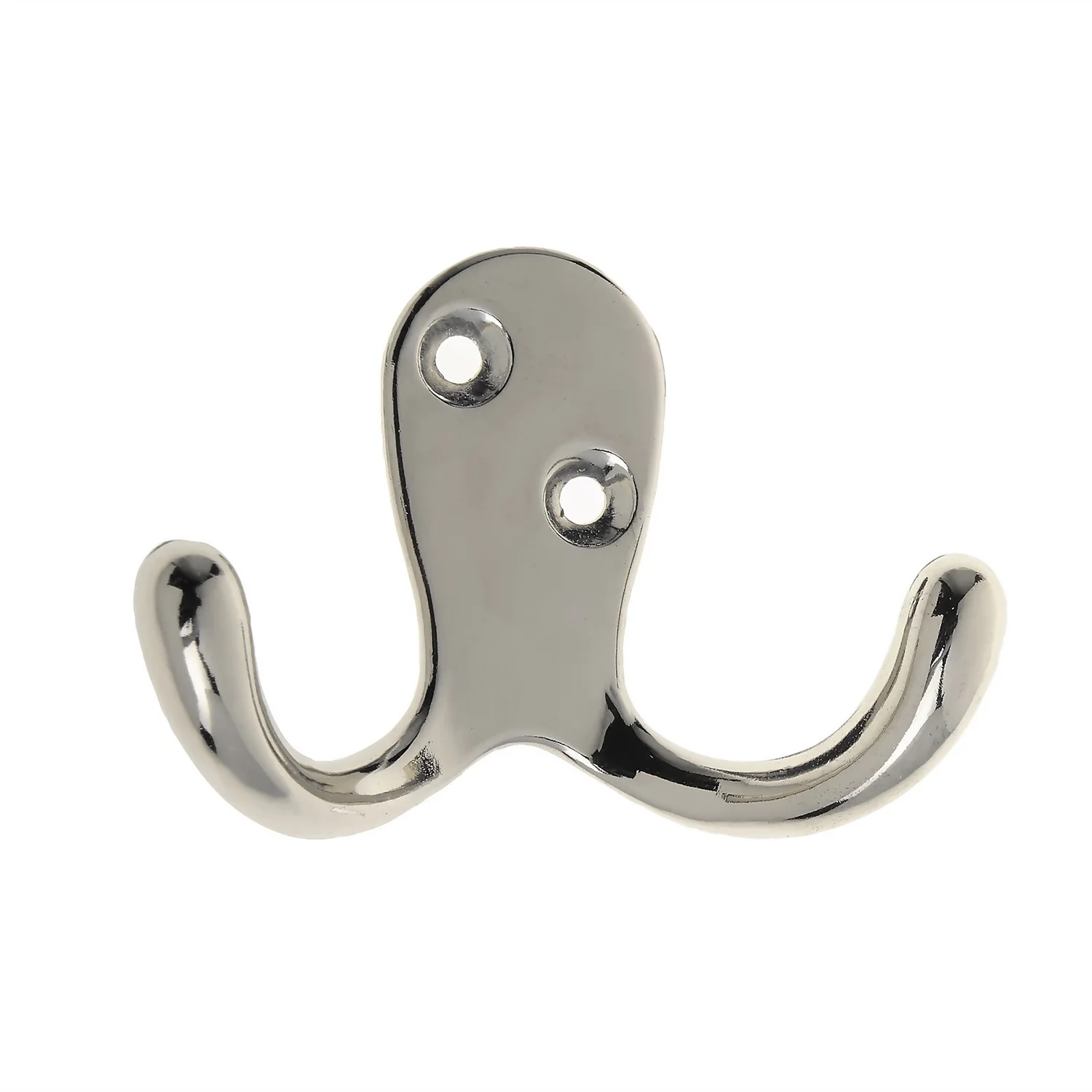 Basic Double Robe Hook - Chrome 1 Basic Double Robe Hook - Chrome