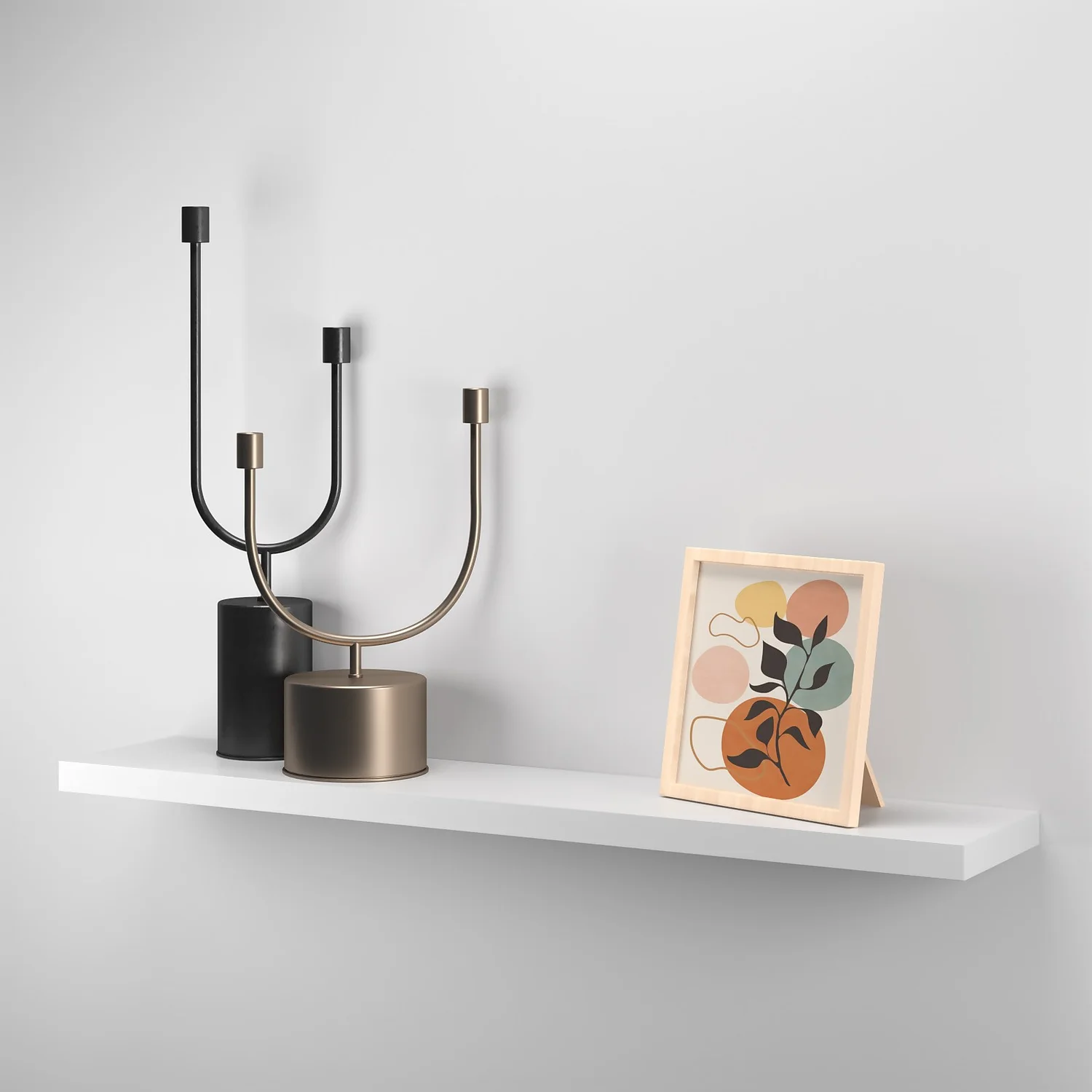 Floating Shelf - White Matt -1200 X 240 X 38mm 4 Floating Shelf - White Matt -1200 X 240 X 38mm - Image 4