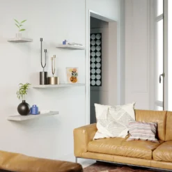 Floating Shelf - Grey Oak - 1200 X 240 X 38mm 6 Floating Shelf - Grey Oak - 1200 X 240 X 38mm -Curver Shop 12817804 8414887326259024