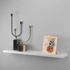 Floating Shelf - White Gloss - 1200 X 240 X 38mm 8 Floating Shelf - White Gloss - 1200 X 240 X 38mm -Curver Shop 12817808 8154876425313290