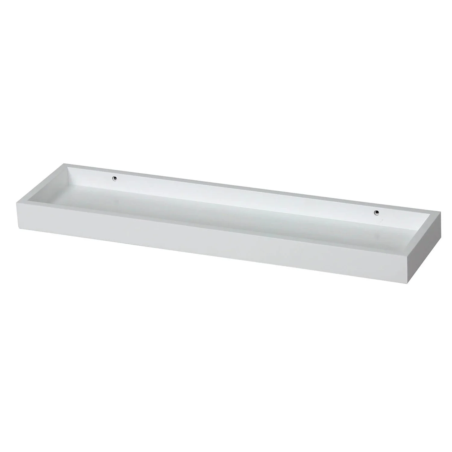 Tray Shelf - White Matt - 60x15x4cm 1 Tray Shelf - White Matt - 60x15x4cm