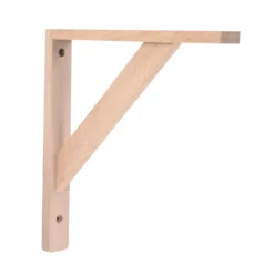 None Timber Effect Bracket - Beech - 25x25cm