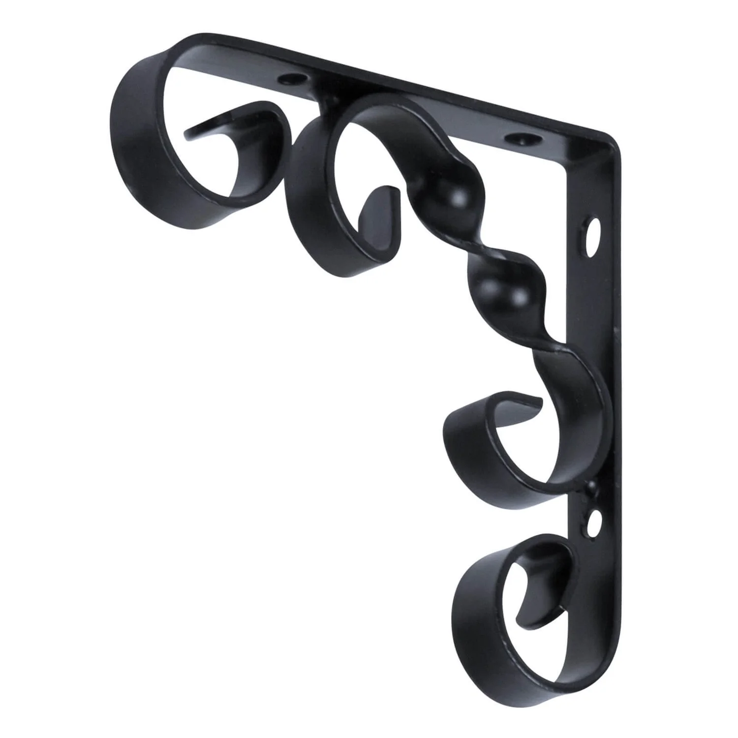 None Scroll Bracket - Black - 100x100mm 1 None Scroll Bracket - Black - 100x100mm