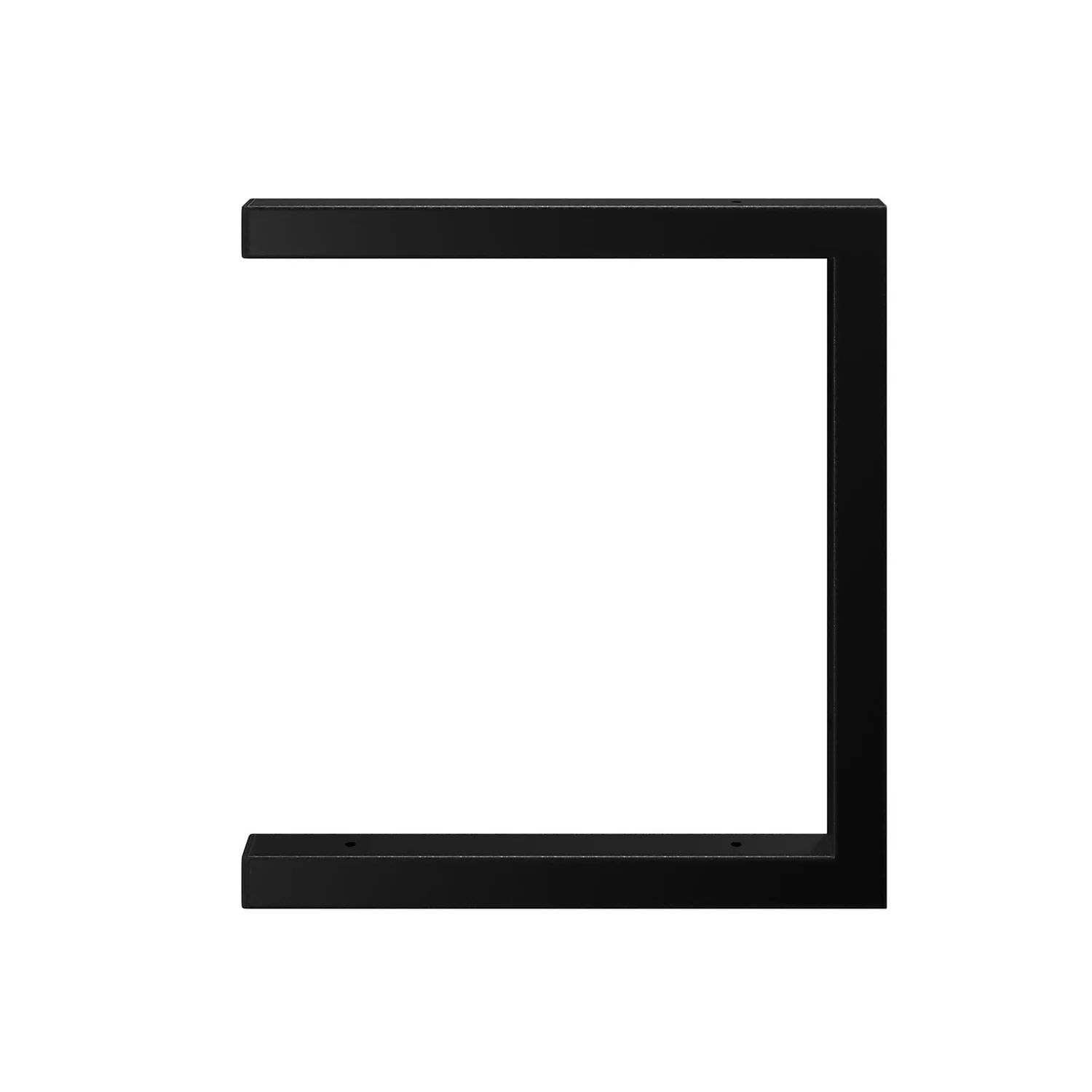 None Double U Shelf Bracket - Black - 330x300mm 3 None Double U Shelf Bracket - Black - 330x300mm - Image 3