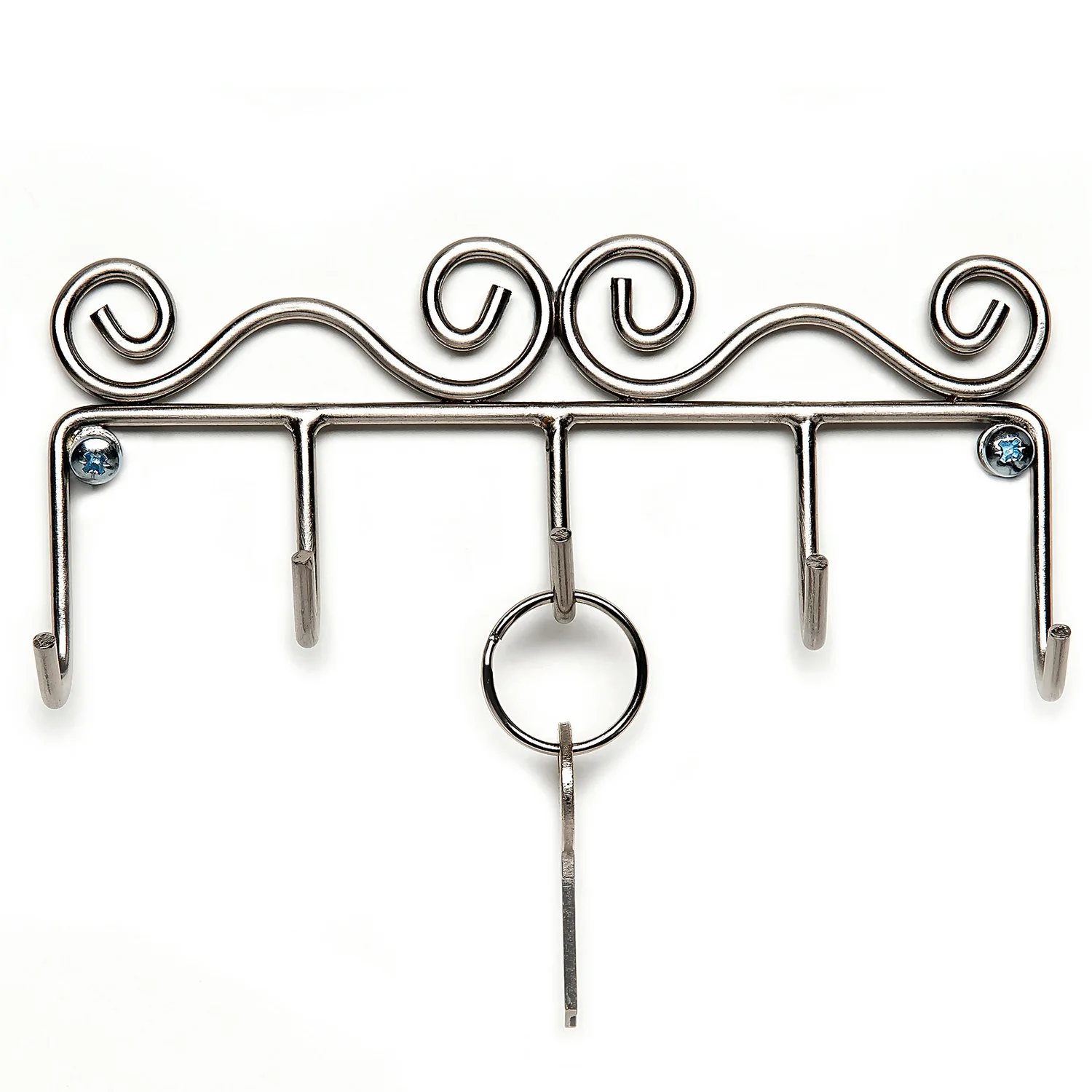 None Decorative Metal 4 Key Coat Hook 2 None Decorative Metal 4 Key Coat Hook - Image 2