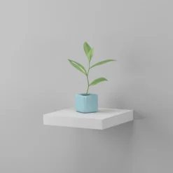 Floating Shelf - White Matt - 235 X 235 X 38mm -Curver Shop 12822017 1594887838697883