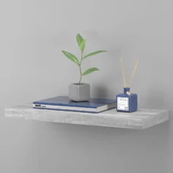 Floating Shelf - Grey Oak - 600 X 240 X 38mm 8 Floating Shelf - Grey Oak - 600 X 240 X 38mm -Curver Shop 12822025 5144876423820541