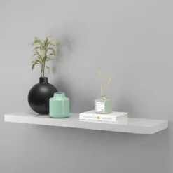 Floating Shelf - White Gloss - 900 X 240 X 38mm 8 Floating Shelf - White Gloss - 900 X 240 X 38mm -Curver Shop 12822047 2074876424925738