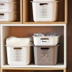 2 Pack Smartstore Wardrobe Basket Tag - White -Curver Shop 12822341 1814833173353680