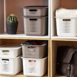 2 Pack Smartstore Wardrobe Basket Tag - Taupe -Curver Shop 12822346 2114833174113718