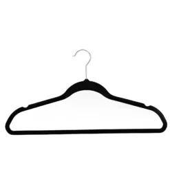 Black Velvet Clothes Hangers - 10 Pack -Curver Shop 12822491 7374878809223816