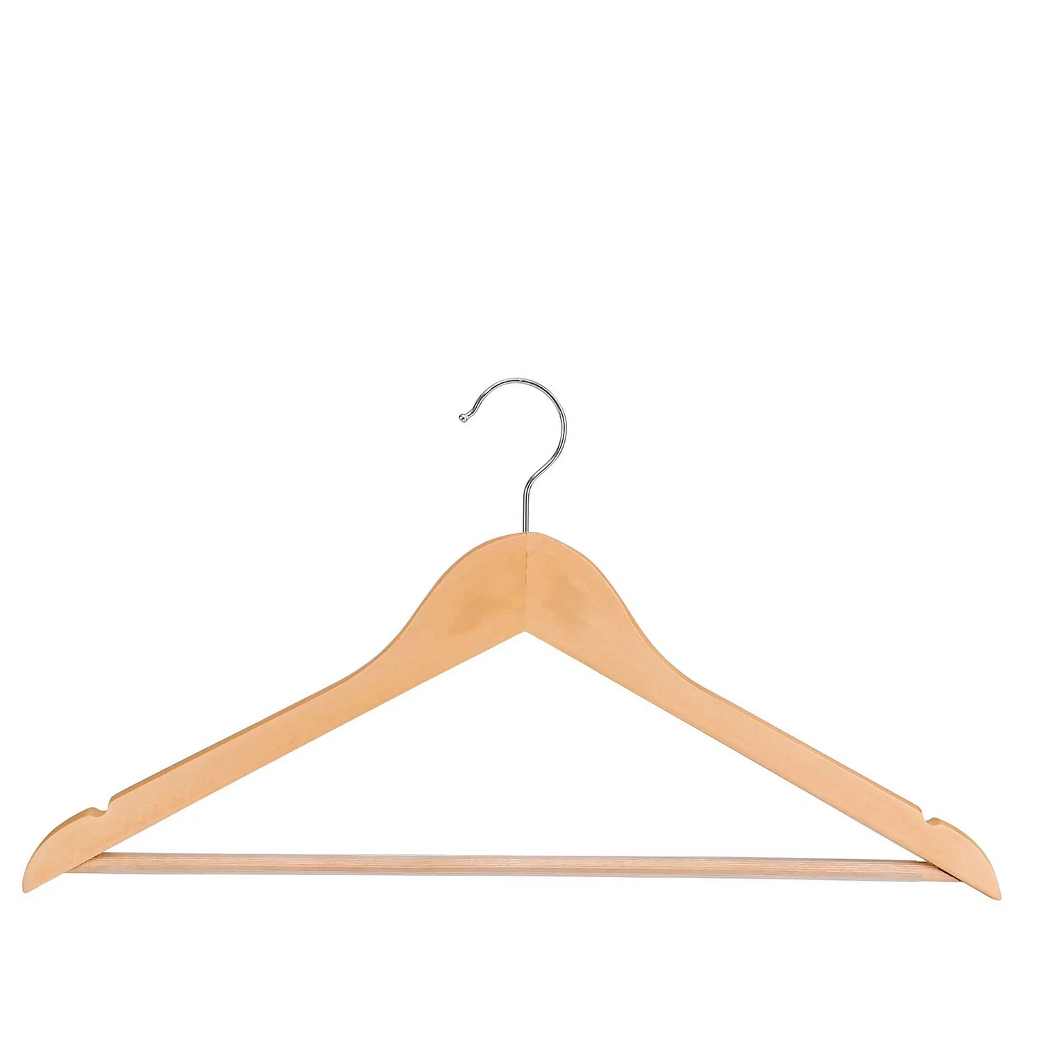 Wooden Clothes Hangers - 8 Pack 5 Wooden Clothes Hangers - 8 Pack - Image 5