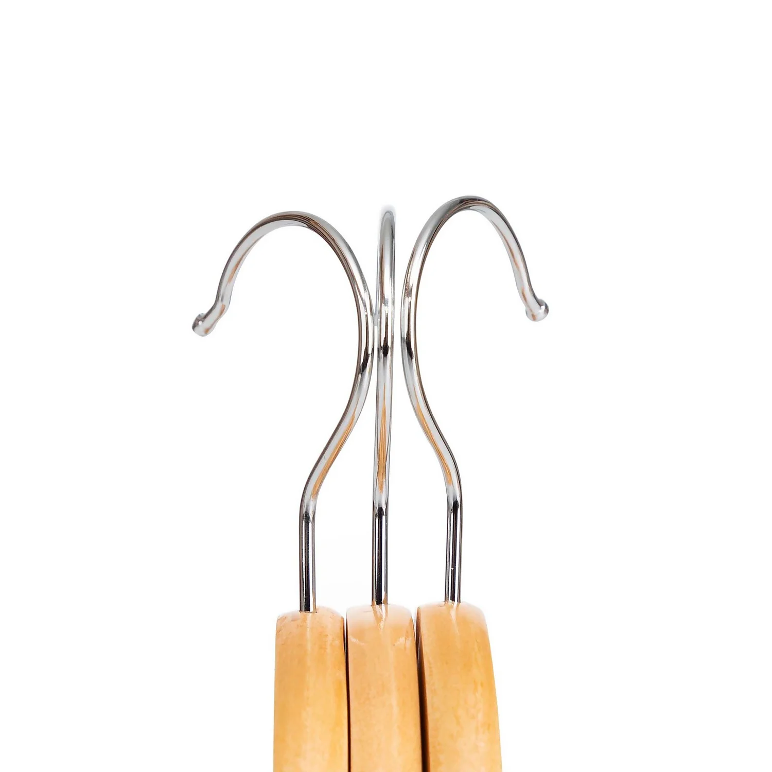 Wooden Clothes Hangers - 8 Pack 6 Wooden Clothes Hangers - 8 Pack - Image 6