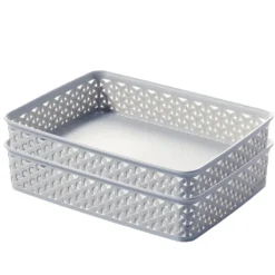 Curver My Style A5 Rectangular Plastic Storage Organiser - Grey -Curver Shop 12823029 1294833226906611
