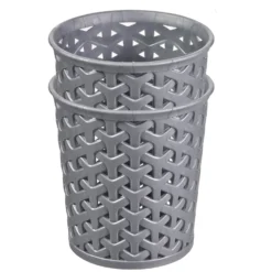 Curver My Style Large 1.6L Round Plastic Storage Organiser - Grey -Curver Shop 12823035 8674833227993013