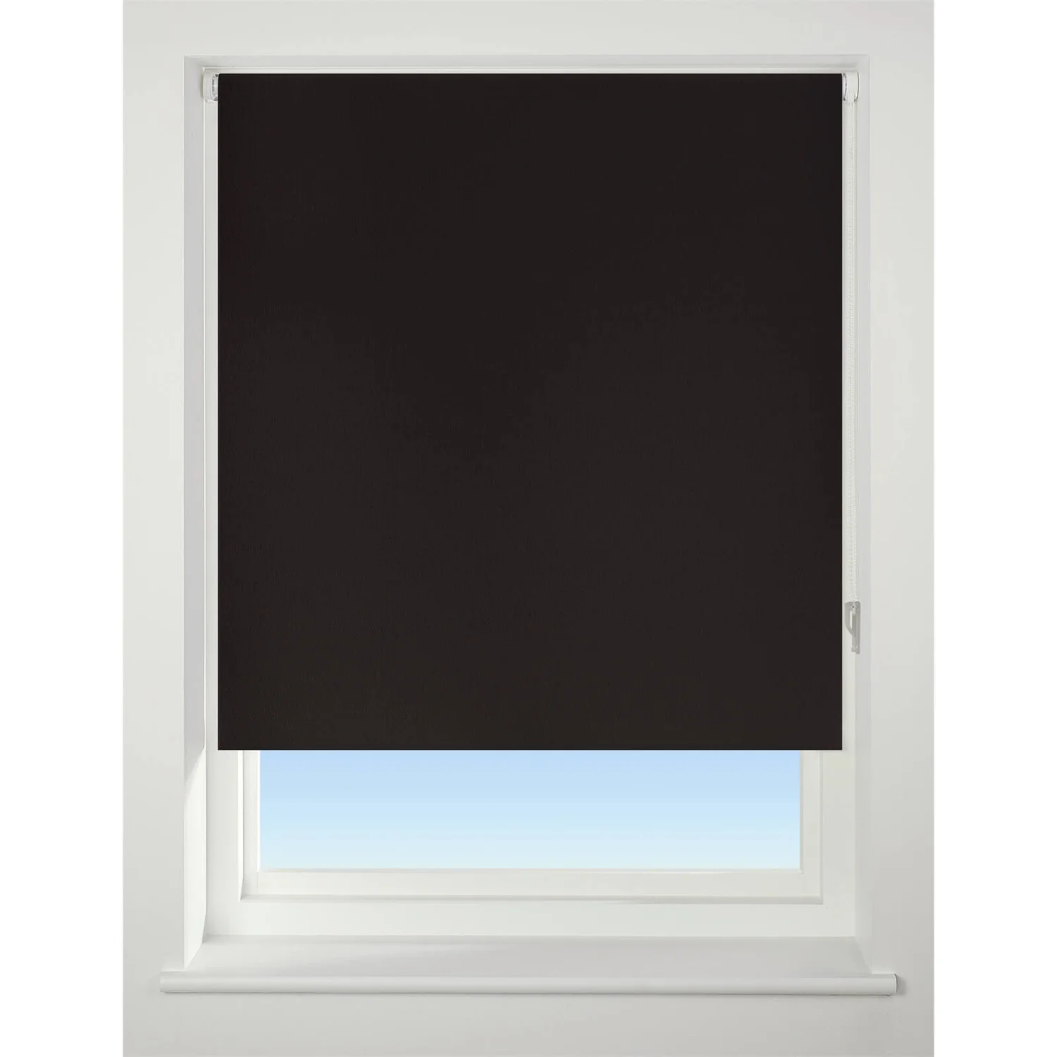 Jet Black Blackout Roller Blind - 60cm 1 Jet Black Blackout Roller Blind - 60cm
