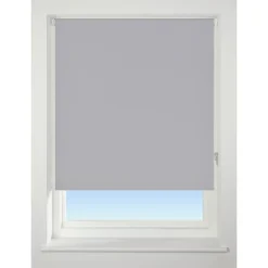 Light Grey Roller Blind - 120cm