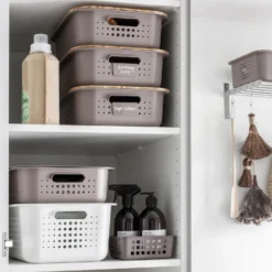 Smartstore 1L Wardrobe Basket - Taupe -Curver Shop 12826428 1994833174524244