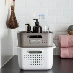 Smartstore 10L Wardrobe Basket - White -Curver Shop 12826429 3024833174012294