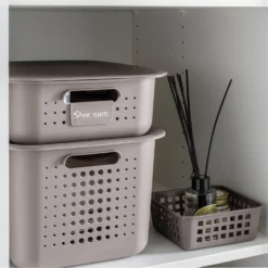 Smartstore 6L Wardrobe Basket - Taupe 12 Smartstore 6L Wardrobe Basket - Taupe -Curver Shop 12826431 1794833174285021