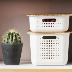 Smartstore 6L Wardrobe Basket - White -Curver Shop 12826433 1264833172729545