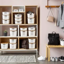 Smartstore 13L Wardrobe Basket - White -Curver Shop 12826434 9204833173735439